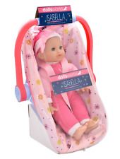 Dolls World Isabella soft bodied doll with Car Seat Carrier (30cm) Age 18m+