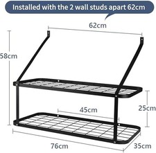 Pan Hanger Rack Wall Mounted
