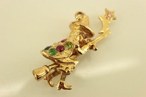 Witch riding broomstick - witch,