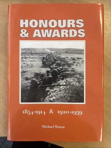 Honours awards 1854 1914 - awards, &