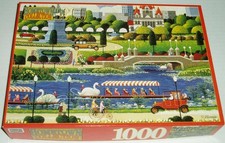 Heronim Hometown Jigsaw Puzzle Swan Boats in Boston