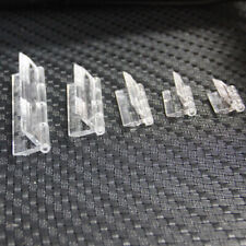 10PCS Durable Clear Acrylic Plastic Folding Hinges Transparent Plexiglass Hinge