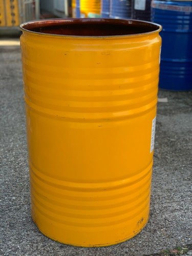 Open top 205 litre gallon - open,