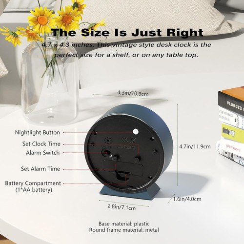 Ayrely analogue alarm - ayrely,