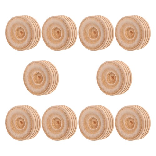Pcs wood wheels - 10,