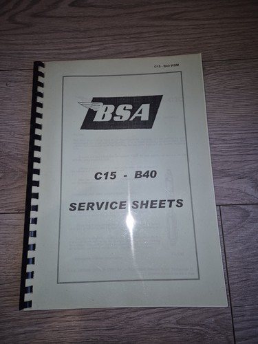 Reprint vintage bsa - of, service
