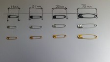 Strong Steel Safety Pins Size
