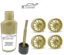 TOUCH UP PAINT FOR SUBARU PRODRIVE GOLD ALLOY WHEEL PAINT 30ML CURB WRX STI