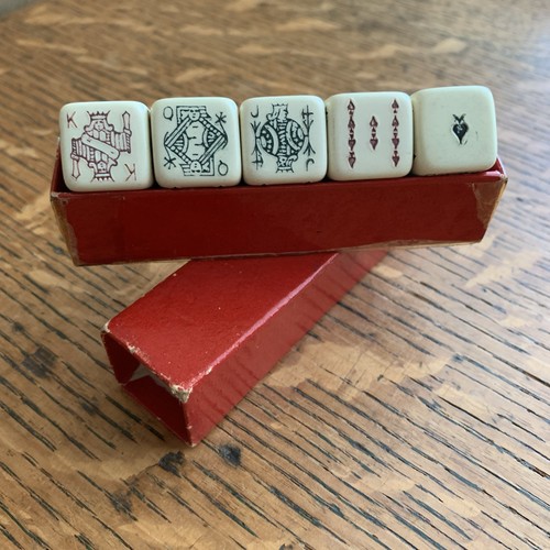 Vintage poker dice original - poker, in