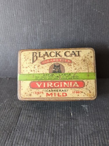 Vintage empty metal tin - empty,