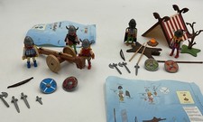 Playmobil Vikings Camp 3157 And 3153 Vikings Battle Warriors , With Accessories.
