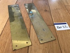 2x Vintage Brass Door Finger