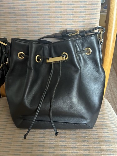 Reiss black leather - reiss,