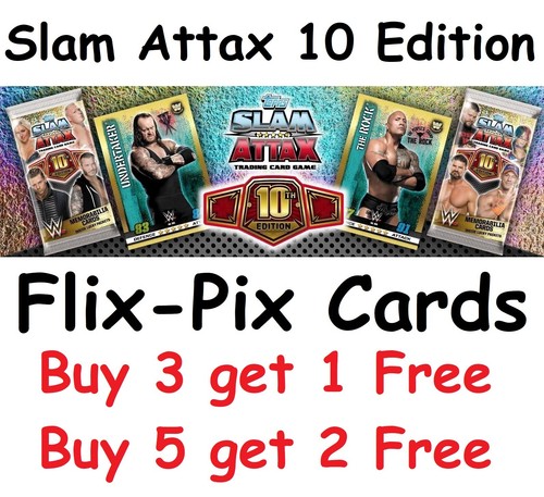 Wwe slam attax 10th - wwe, edition