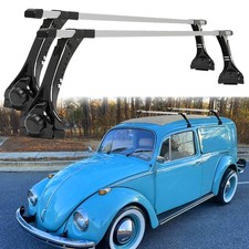 For VW Beetle Van Roof Rack Cross Bars Crossbars Cargo Kayak Bike Rain Gutter