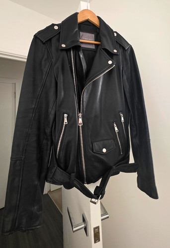 Zara man black leather - man,