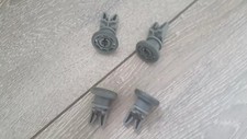 4 x Lamona Model LAM8603 Fully Integrated Dishwasher Upper Tray Wheels 