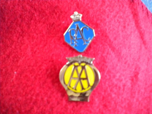 Rac and pin badges - and, aa