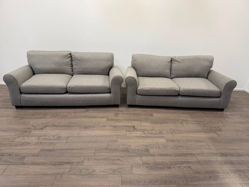 Lisbon light grey fabric and - light,