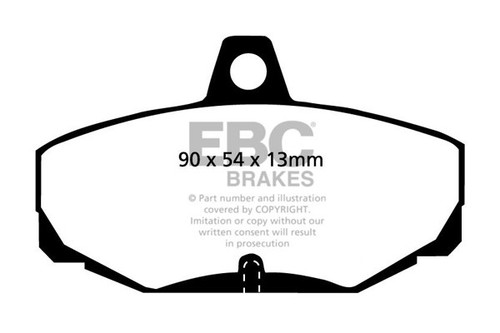 Ebc greenstuff rear brake - greenstuff,