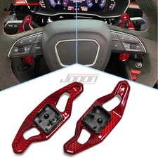 2PCS Steering Wheel Red Carbon