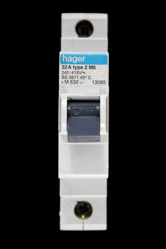 Hager amp type m6 - hager, 32