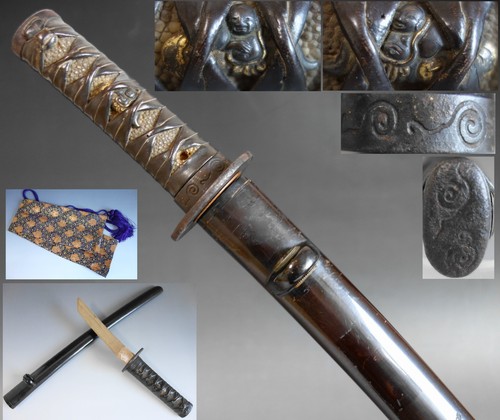Koshirae wakizashi hotei - koshirae, god