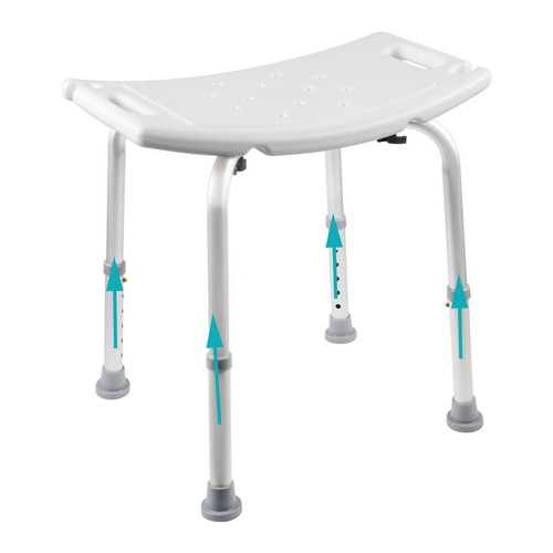 Shower chair height - chair, adjustable