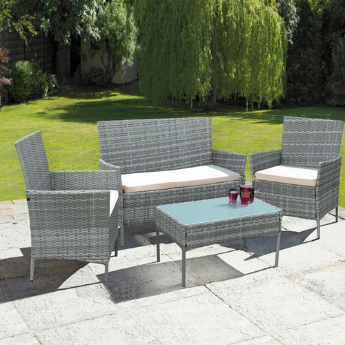 Neo rattan sofa set - sofa, piece