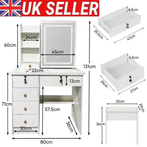 Dressing table with - dressing,