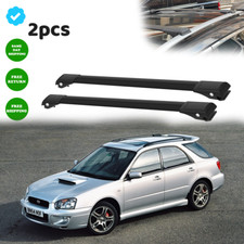 To Fits Subaru Impreza Wagon/Estate 2000-2007 Roof Rack Cross Bars Black