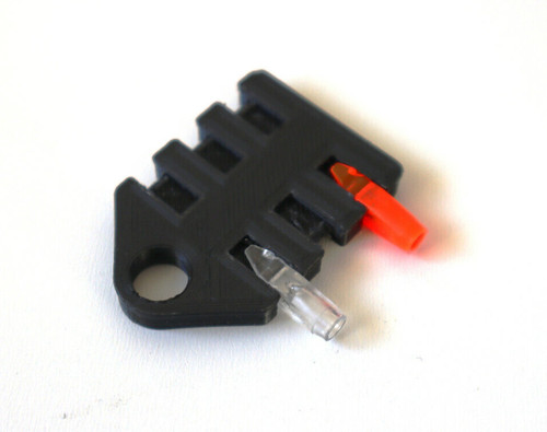 Archery arrow nock holder - arrow, bank