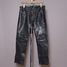 DIESEL Leather Jeans Trousers