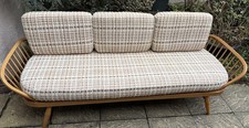STUNNING  RETRO ERCOL SOFA/DAYBED ORIGINAL VERY CLEAN MATCHING ITEMS  WE DELIVER