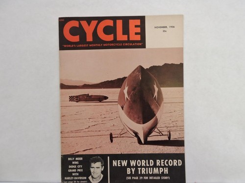 Cycle magazine november 1956 - cycle,