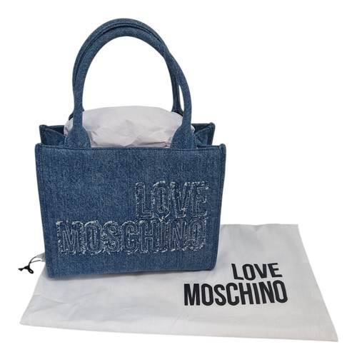 Love moschino hand bag denim - love,
