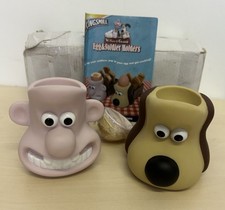 Vintage Collectable Wallace & Gromit Kingsmill Egg Cup And Soldier Toast Racks