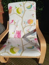 Ikea Poang Kids Chair Cover, slipcover, replacement cover, cushion, washable