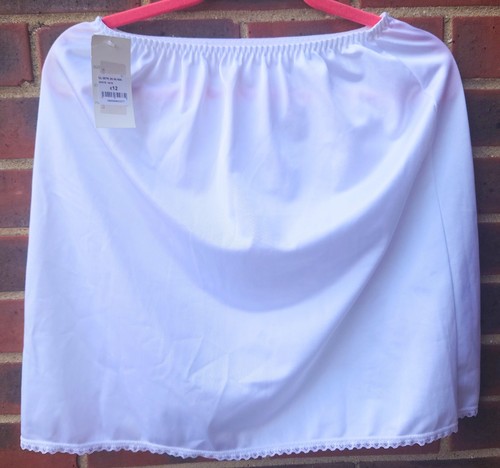 Slenderella white half slip - slenderella,
