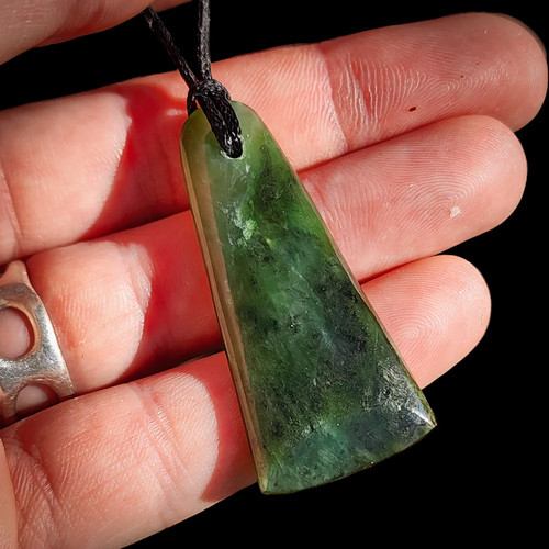 Greenstone pounamu double - nz,