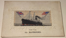 POSTCARD - SS HAVERFORD SILK
