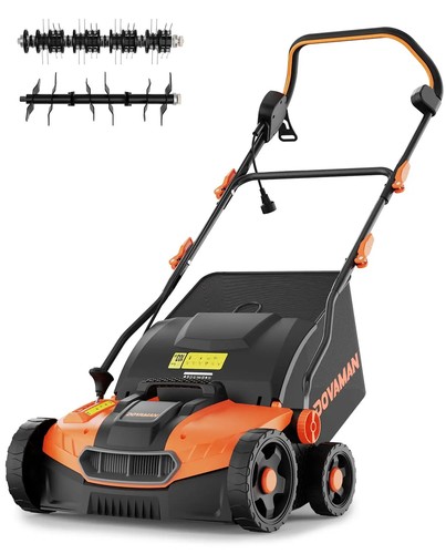 Electric lawn scarifier - lawn,