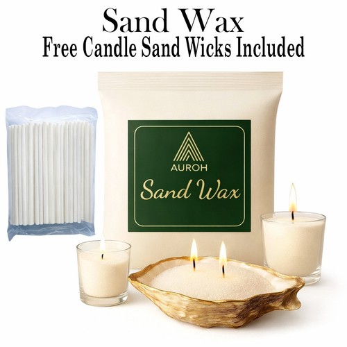 Pearled soy candle sand - candle,
