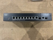 Cisco SG200-10FP 10-Port Gigabit Ethernet PoE Switch  charger PSU