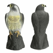 Decoy Hawk Garden Bird Pest Detterant Cat Repeller Falcon Pond Scarer Large 40cm