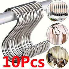 Heavy Duty Stainless Steel S Hooks For Hanging Kitchen Butchers Greenhouse Tools