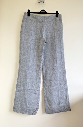 Grey pure linen trousers kate - pure,