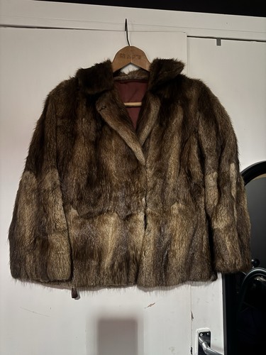 Vintage mink real fur coat - real,