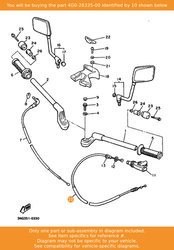 Yamaha cable clutch - cable,,