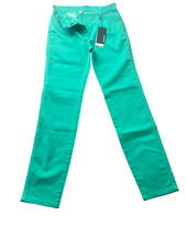 Olsen Cotton Jeans Trousers Size 14 30Waist Stretch NEW Women Green EU42 RRP £99